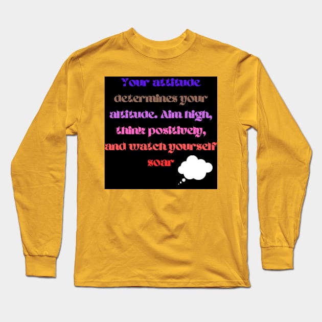 Aim High Long Sleeve T-Shirt by Abstract Gallery